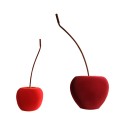 Cherry Velvet decorative sculpture in ceramic by Adriani e Rossi