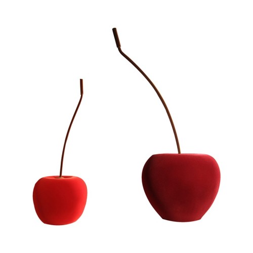 Cherry Velvet decorative sculpture in ceramic by Adriani e Rossi
