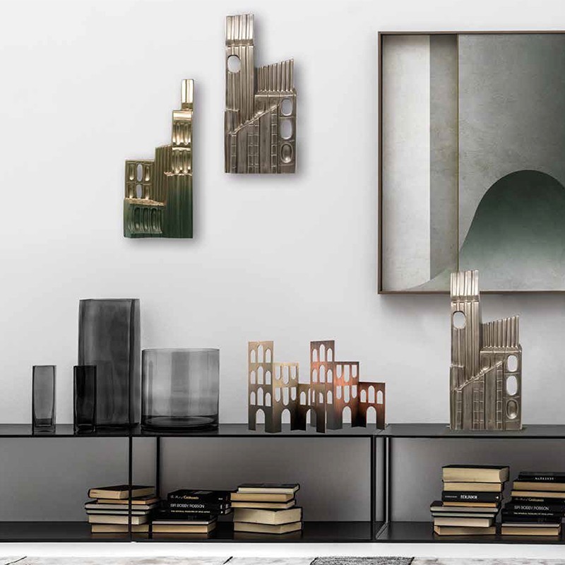 Decorative ceramic sculpture Metropolis – Adriani e Rossi