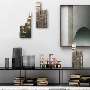 Decorative ceramic sculpture Metropolis – Adriani e Rossi