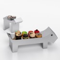 Ceramic tray for finger food Dog & Bassotto Adriani e Rossi