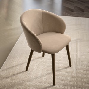 Rebecca Bontempi Casa Wooden Armchair with Armrests
