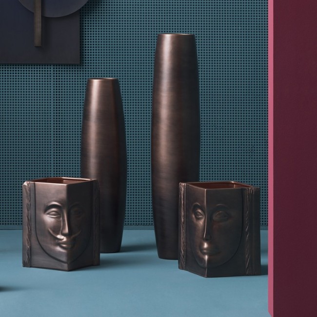 Decorative ceramic vase Ginevra & Artù Adriani e Rossi