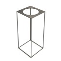 Tulip Vase Metal Console Table by Adriani e Rossi