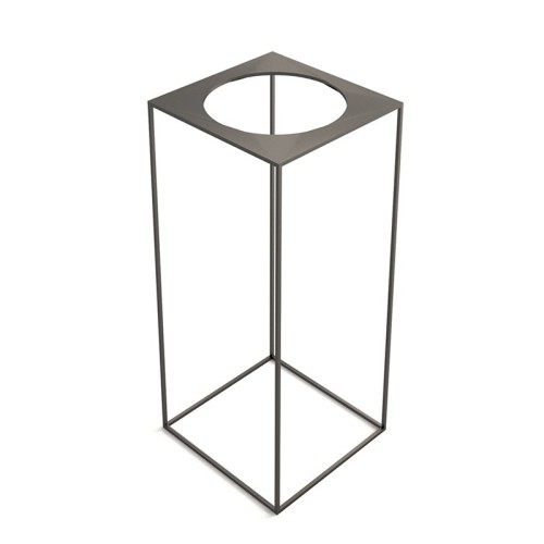 Tulip Vase Metal Console Table by Adriani e Rossi