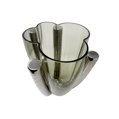 Glass Sculptural Vase Saphir by Adriani e Rossi