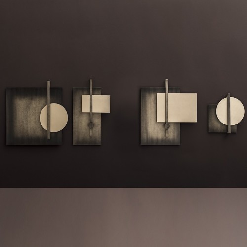 3D Wall Sculpture Geometria Colours Black Collection by Adriani e Rossi