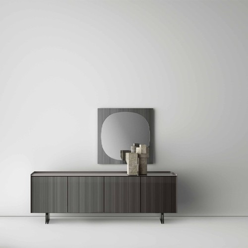 Aterea Tonelli Design sideboard with mirrored glass doors