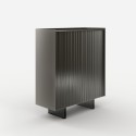 Aterea Cabinet by Tonelli Design in glass, H. 124 cm