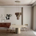 Black metal chandelier File Adriani Rossi - Prices Online