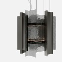 Black metal chandelier File Adriani Rossi - Prices Online
