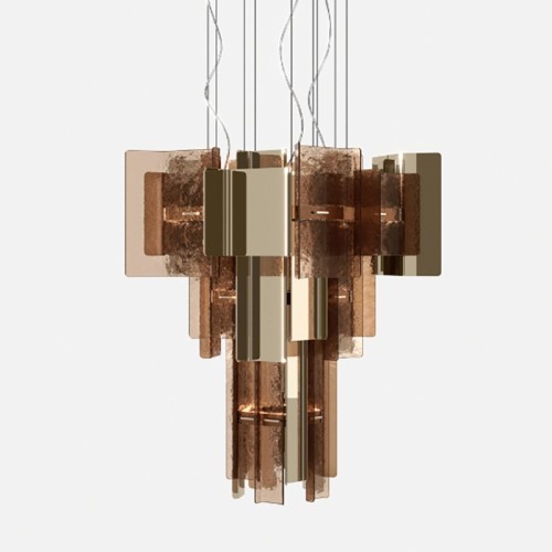 Black metal chandelier File Adriani Rossi - Prices Online