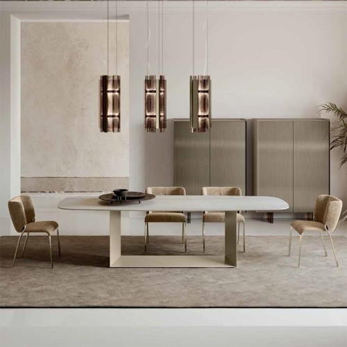 T5 Stone Tonelli Design Rectangular Marble Table