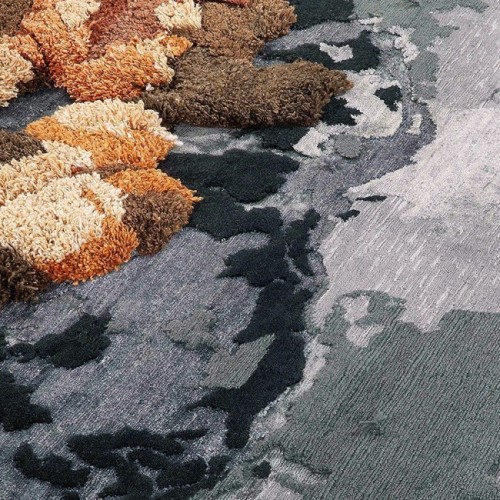 Tappeto Mohebban Tactile Black