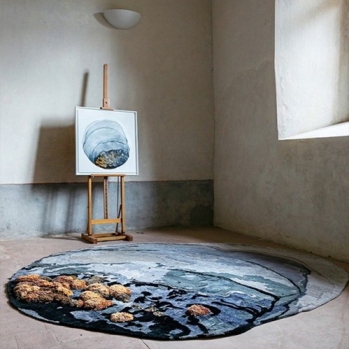 Tappeto Mohebban Tactile Blue