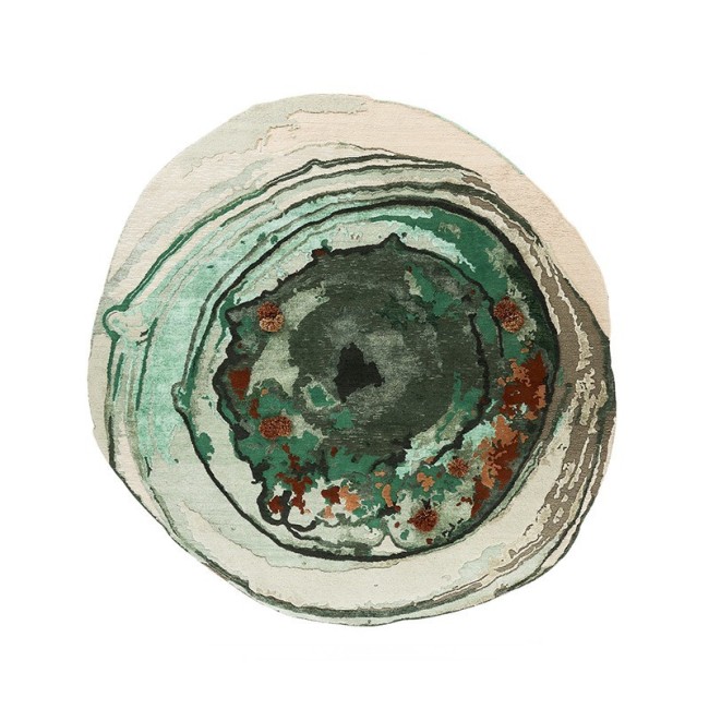 Tappeto Mohebban Tactile Green