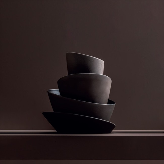 Nice Vase Set Vulcanic Collection Adriani e Rossi