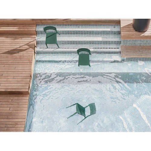 Bontempi Casa Rocket Green modern Armchair