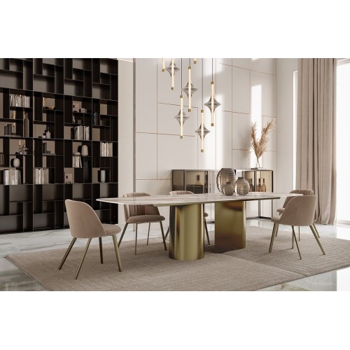 Kimono Bontempi Casa modern Barrel Extendable table