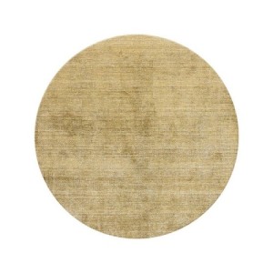 Mohebban Pure Round Gold rug in bamboo silk
