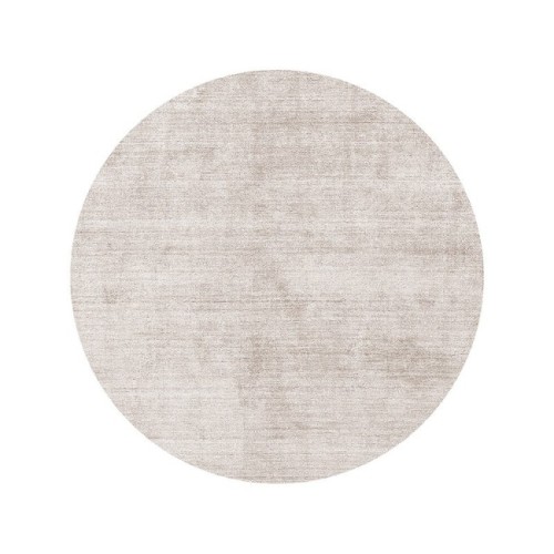 Mohebban Pure Round Offwhite rug in bamboo silk