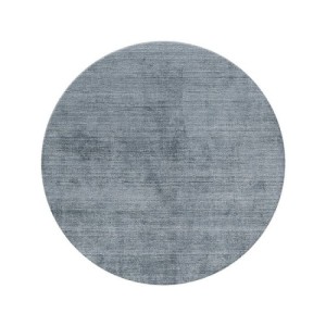 Mohebban Pure Round Powder Blue rug in bamboo silk