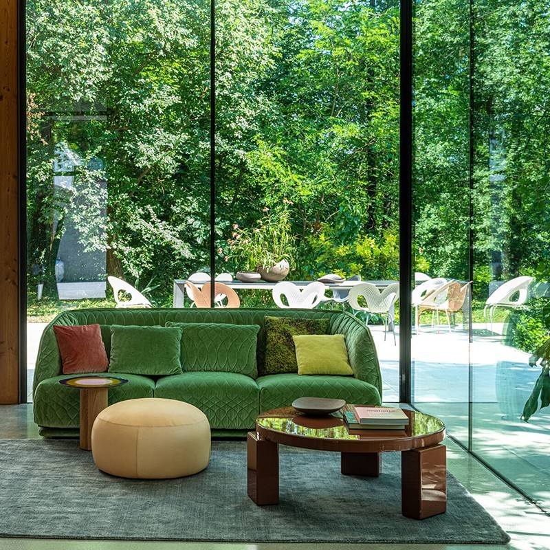 Shiny Gogan Round Coffee Table Moroso Offers & Prices Online