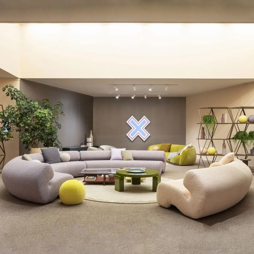 Shiny Gogan Round Coffee Table Moroso Offers & Prices Online