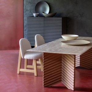 Diagonal Rows Rectangular Table Moroso – Online Price