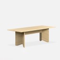 Diagonal Rows Rectangular Table Moroso – Online Price