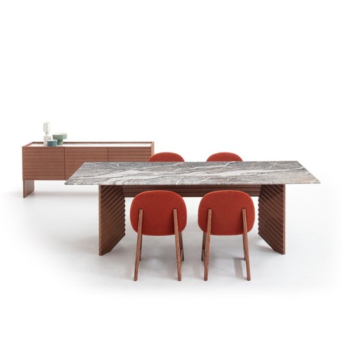 Diagonal Rows Rectangular Table Moroso – Online Price