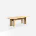 Vertical Rows Rectangular Table Moroso – Online Price