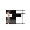 Sliding panels for Frame Shift modular bookshelf Moroso