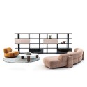 Sliding panels for Frame Shift modular bookshelf Moroso
