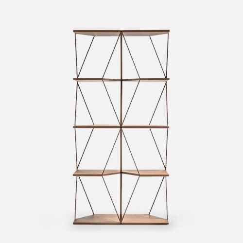 Secret Cubic Shelves Moroso Steel Bookcase – Special Offers