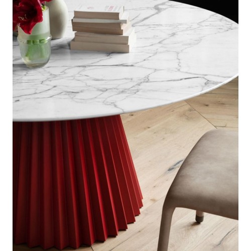 Plissé Round Table Midj – Great Prices Online