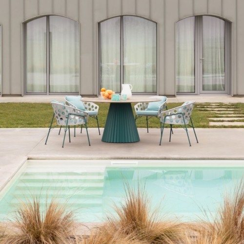 Plissé Round Table Midj – Great Prices Online