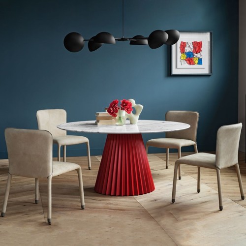 Plissé Round Table Midj – Great Prices Online