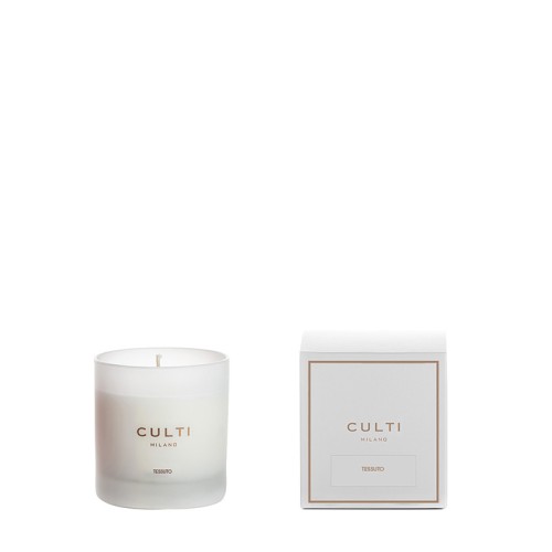 Scented candle with Tessuto fragrance by Culti Milano