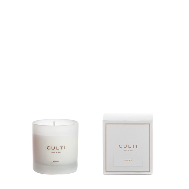 Scented candle with Tessuto fragrance by Culti Milano