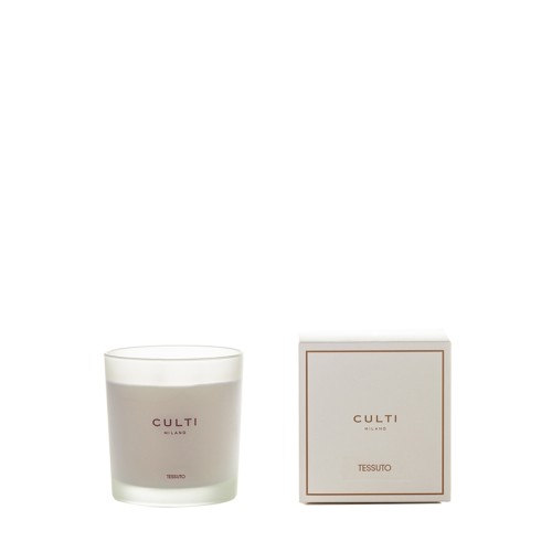 Scented candle with Tessuto fragrance by Culti Milano