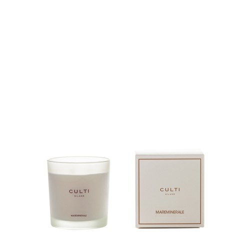 Scented candle with Mareminerale fragrance by Culti Milano