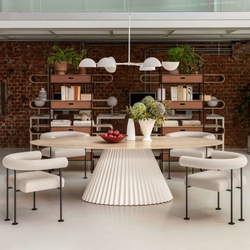 Oval Table Plissé Midj – Great Prices Online