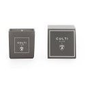 Scented candle with Grigio Vulcano Lamborghini fragrance by Culti Milano