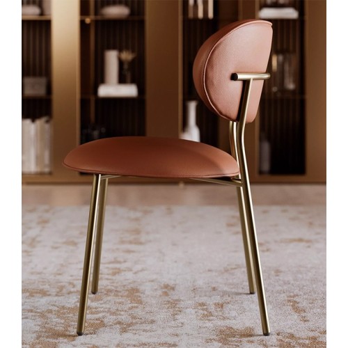 Bontempi Sienna Chair in leather or fabric - Arredare Moderno