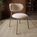 Bontempi Sienna Chair in leather or fabric - Arredare Moderno