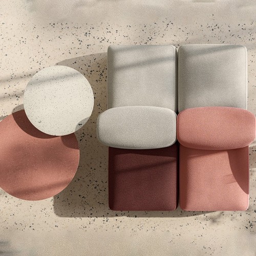 Cosy pouf MDF Italia - removable fabric or leather covers