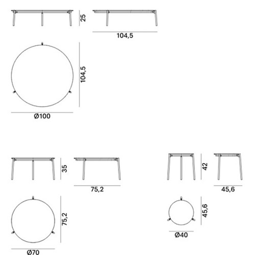 Cantle Low Table MDF Italia – Elegant Table by Marco Lavit