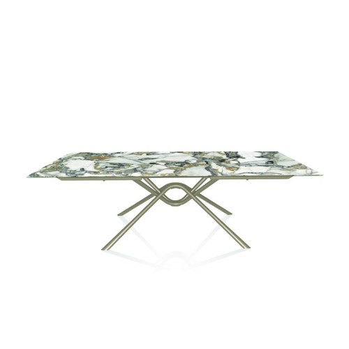 Bontempi Hunter rectangular extendable table - Arredare Moderno