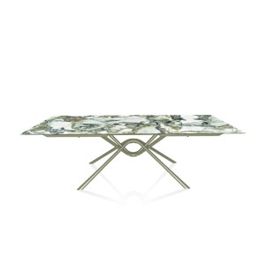 Bontempi Hunter rectangular extendable table - Arredare Moderno